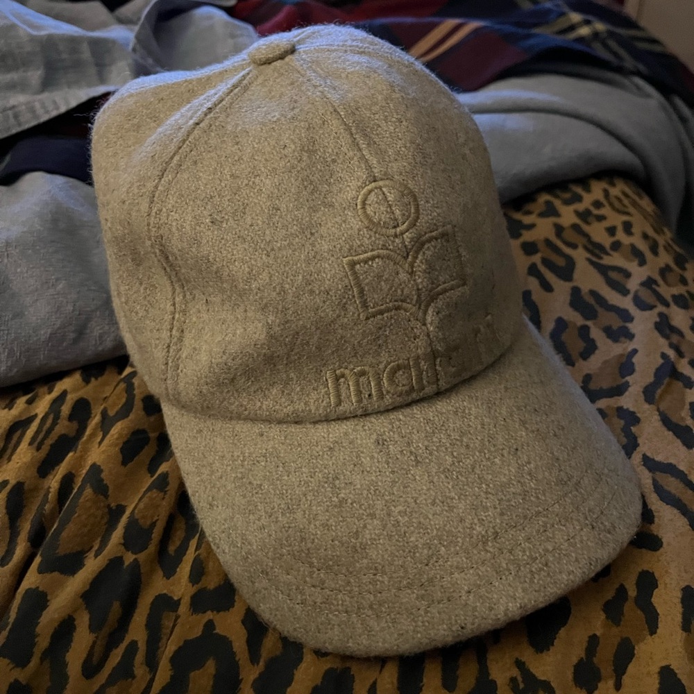 Isabel Marant Tan Wool Cap